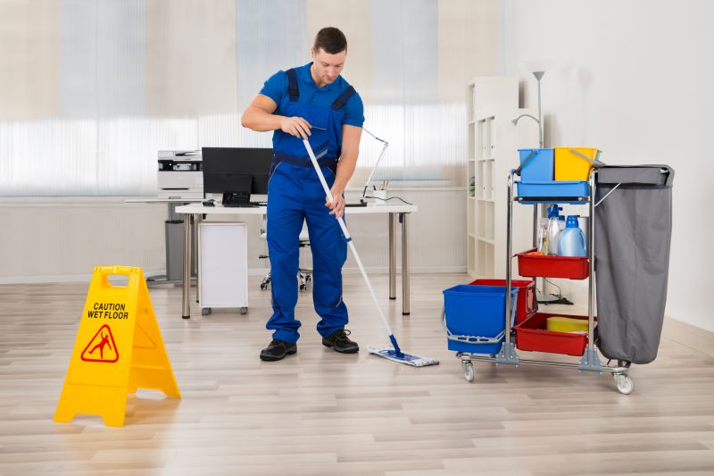 Commercial Kitchen Mopping