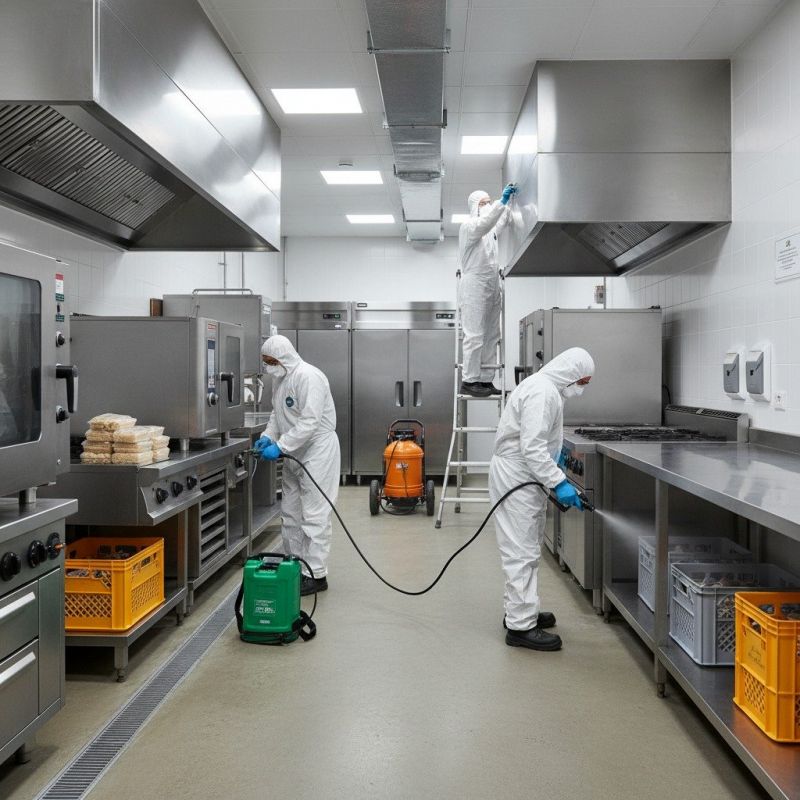 Commercial Kitchen Mopping