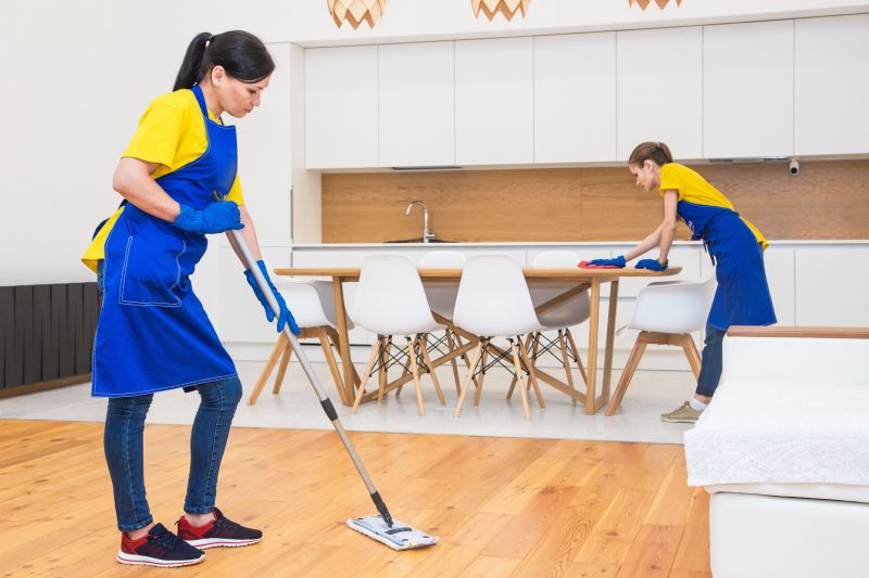Professional Kitchen Mopping